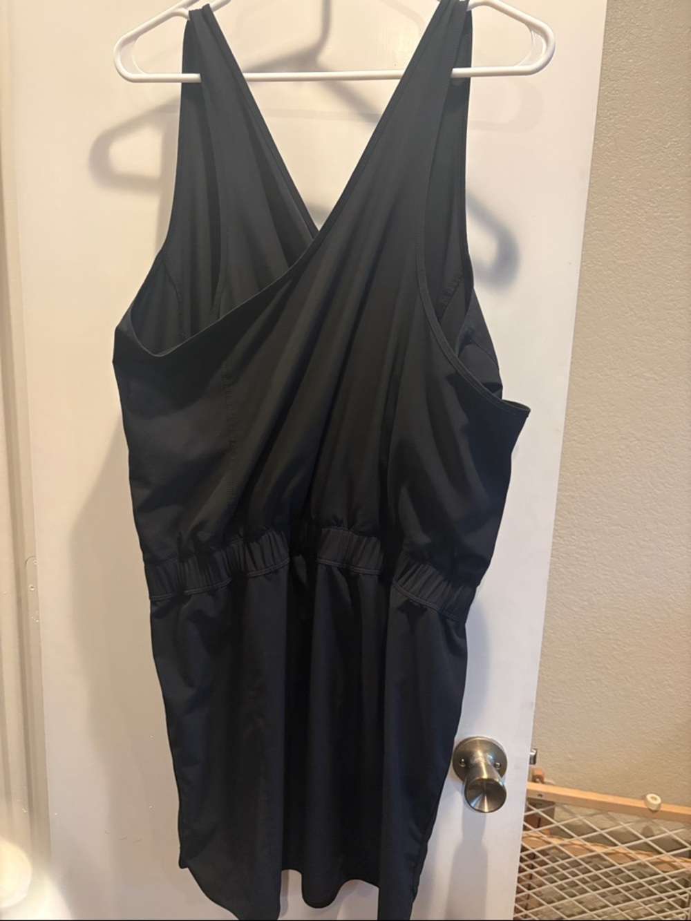 Patagonia Black Racerback Drawstring Mini Dress - Picture 2 of 5